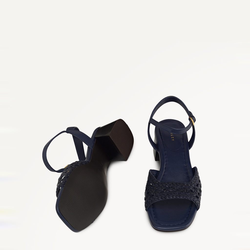 The Camden - Low Block Weave Sandal