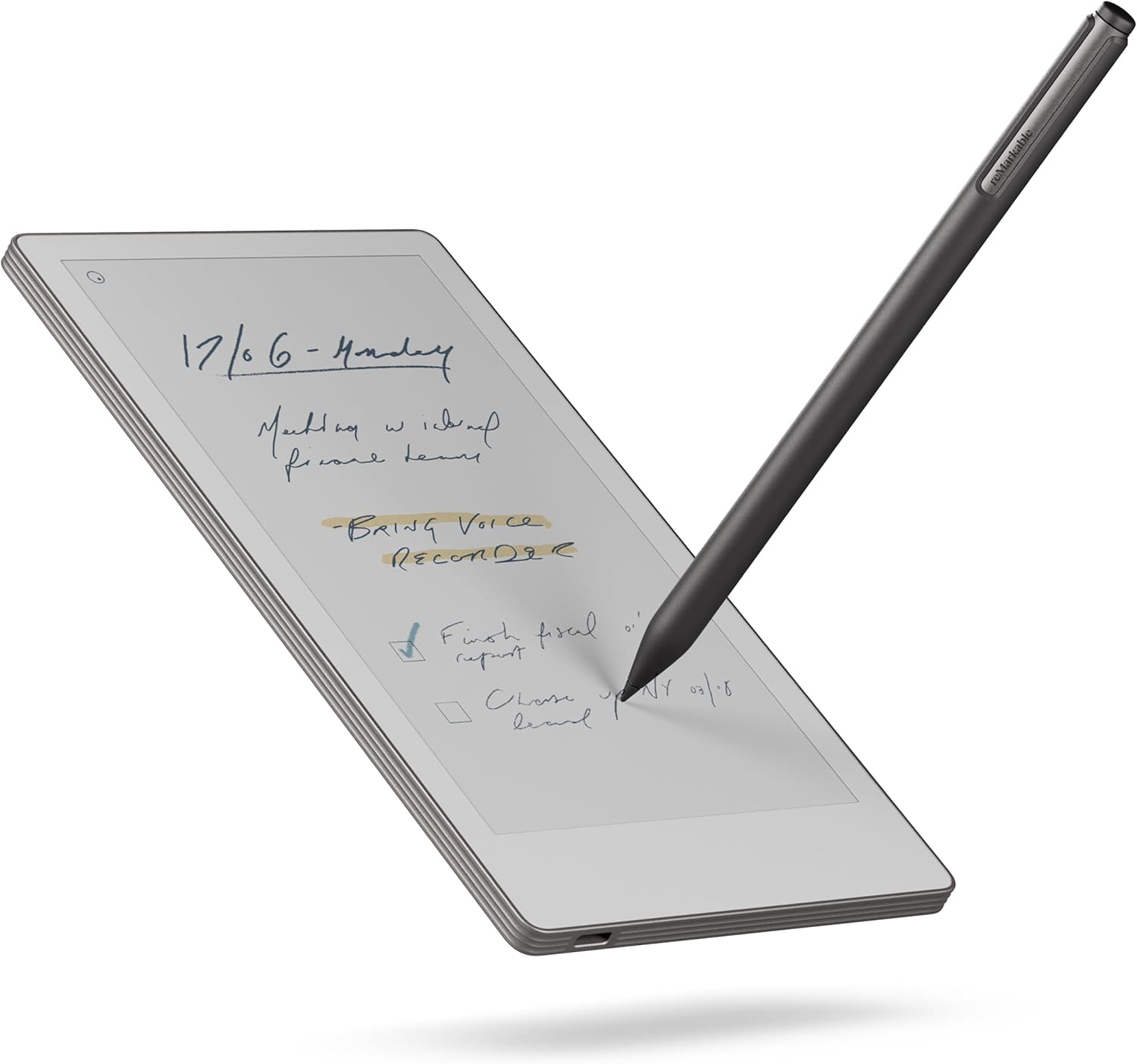 reMarkable Paper Pro Move | Ultraportable Color 7.3 Paper Tablet with Marker Plus | The Digital Pocket Notebook for Productivity on The Go