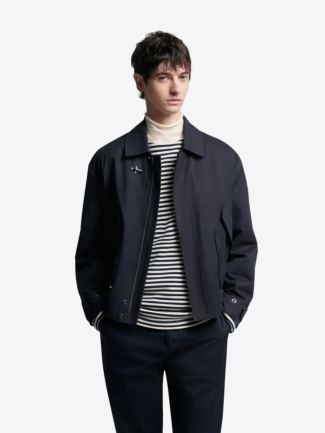 Blouson coupe boxy en coton - L'atelier