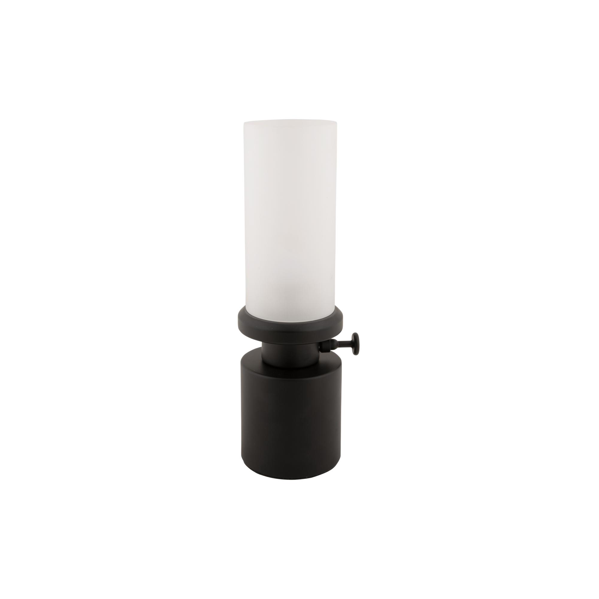 Leitmotiv tafellamp Camp LED - zwart - Ø7.8cm