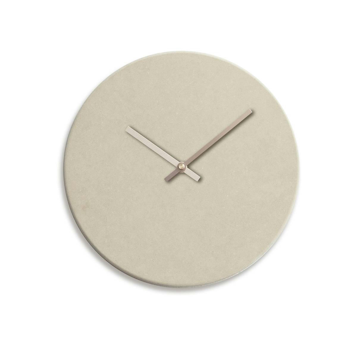 - Horloge murale en bois beige D38cm
