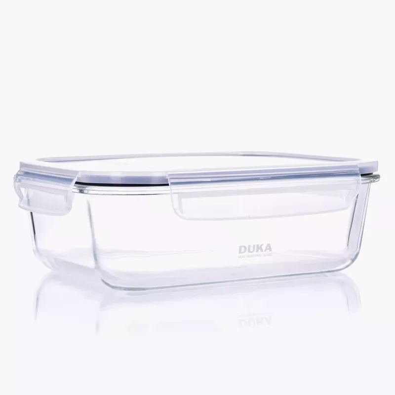Pojemnik na żywność lunchbox DUKA KITCHEN 1500 ml szkło