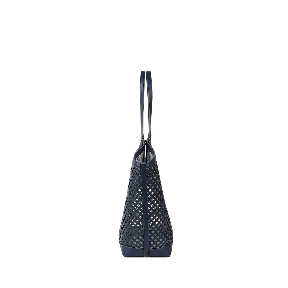 The Solene - Marine Vegan Leather Tote Bag
