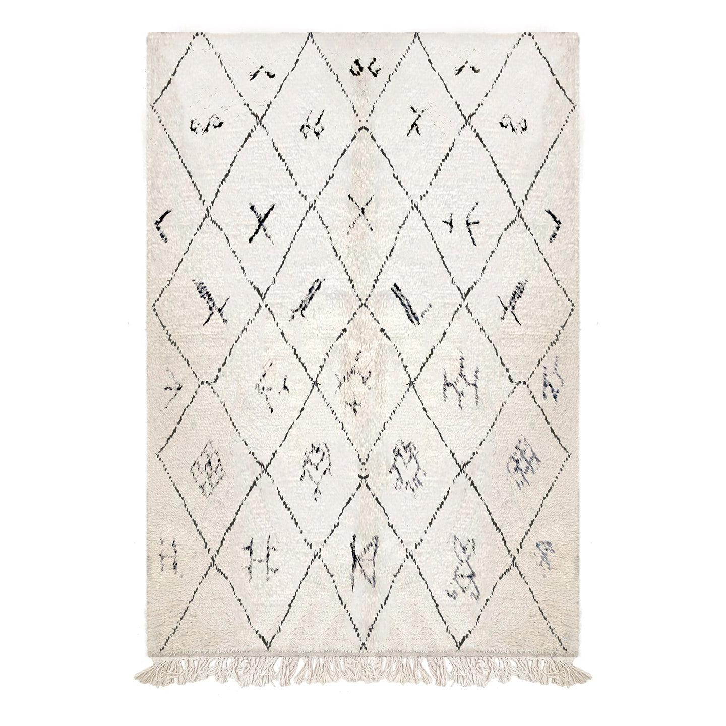 AFK Living vloerkleed Berber - handgemaakt - Wol - 120 cm x 170 cm