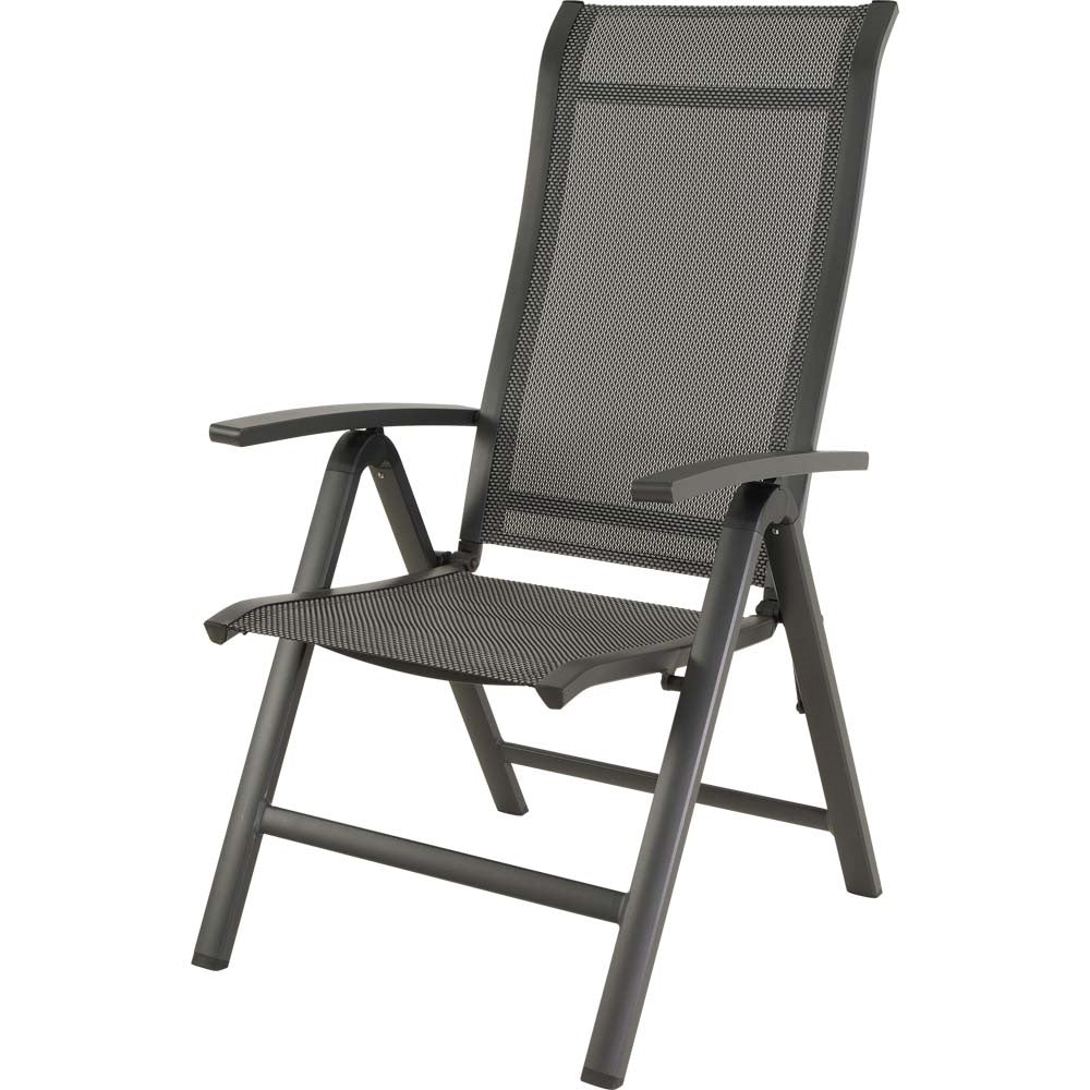 Lesli Living bistrostoel Hera - antraciet - 61x67x113cm - set van 2