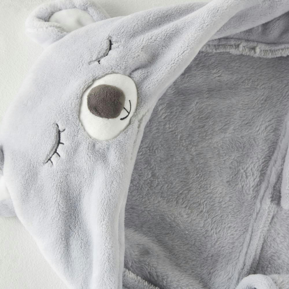 - Plaid déguisement ourson gris