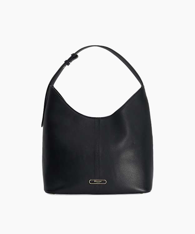 Delightfully Black - Leather Shoulder Bag