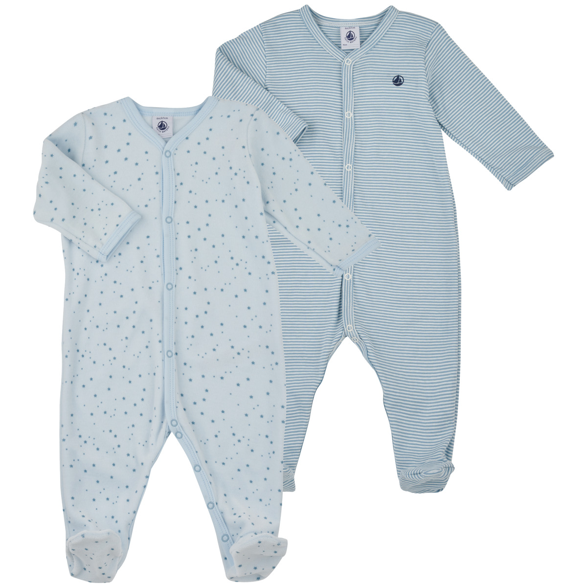 Petit Bateau - LOT PYJAMA X2 - Blue
