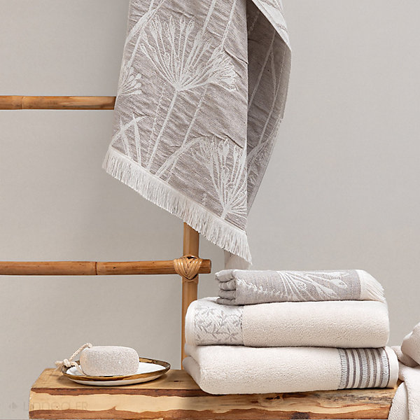 Drap de douche coton 70x140 cm collection DRY DANDELION beige