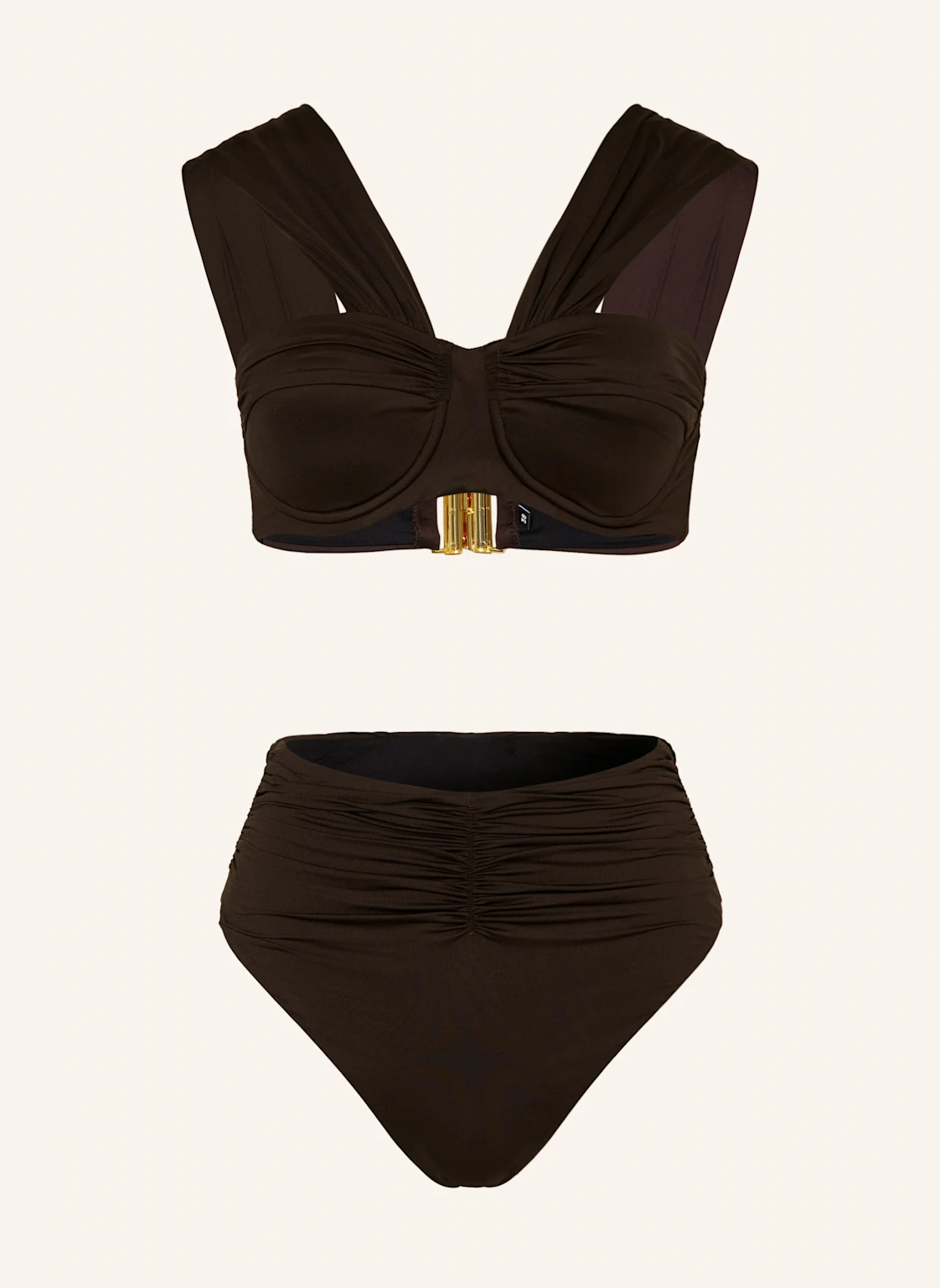 BALMAIN Bralette-Bikini DRAPED