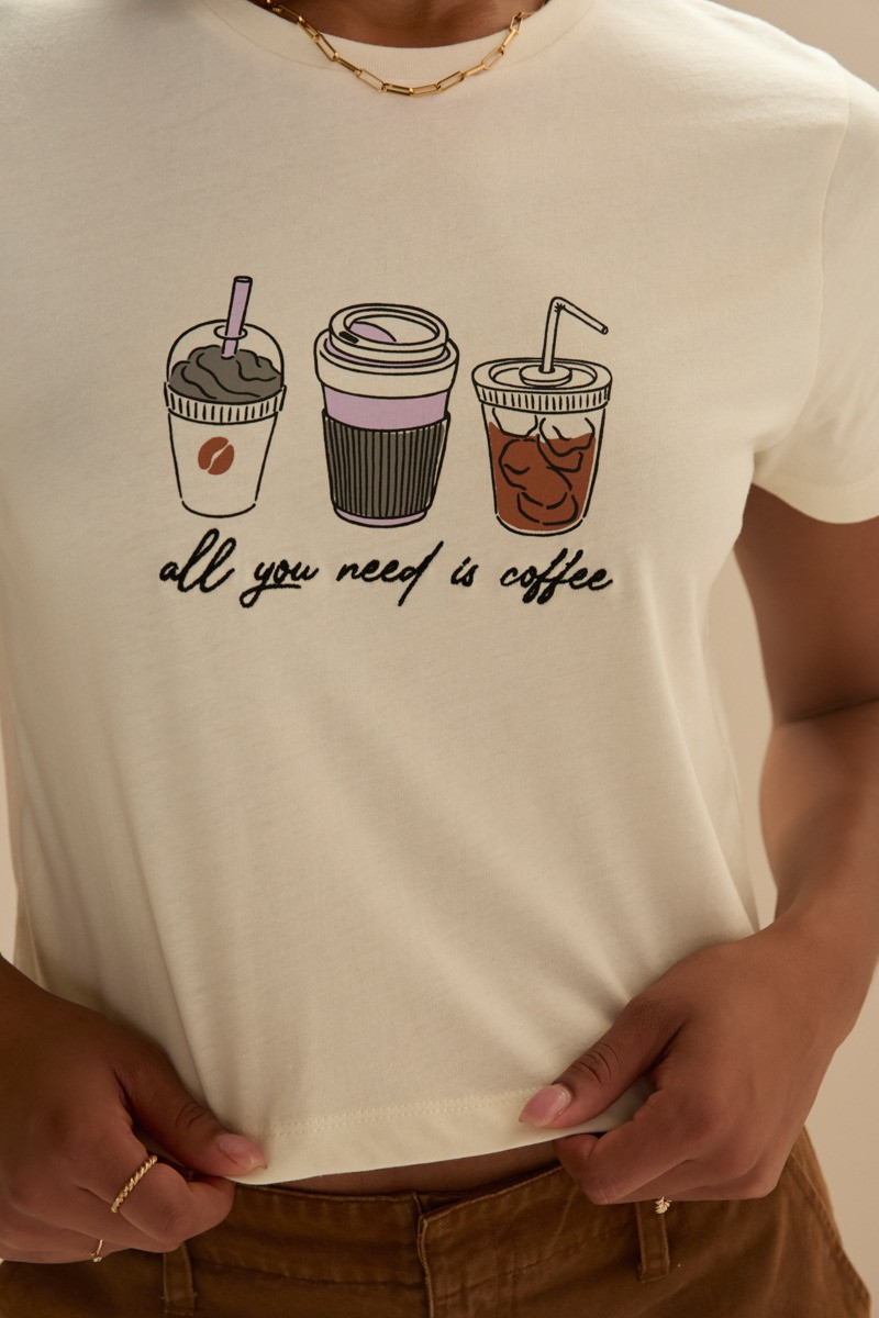 All You Need Is Coffee Short Sleeve Tee