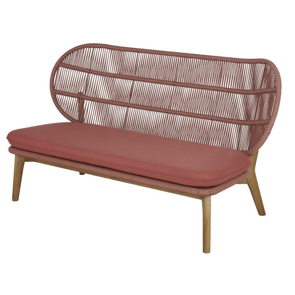 Enza Business - Banquette professionnelle 2 places terracotta