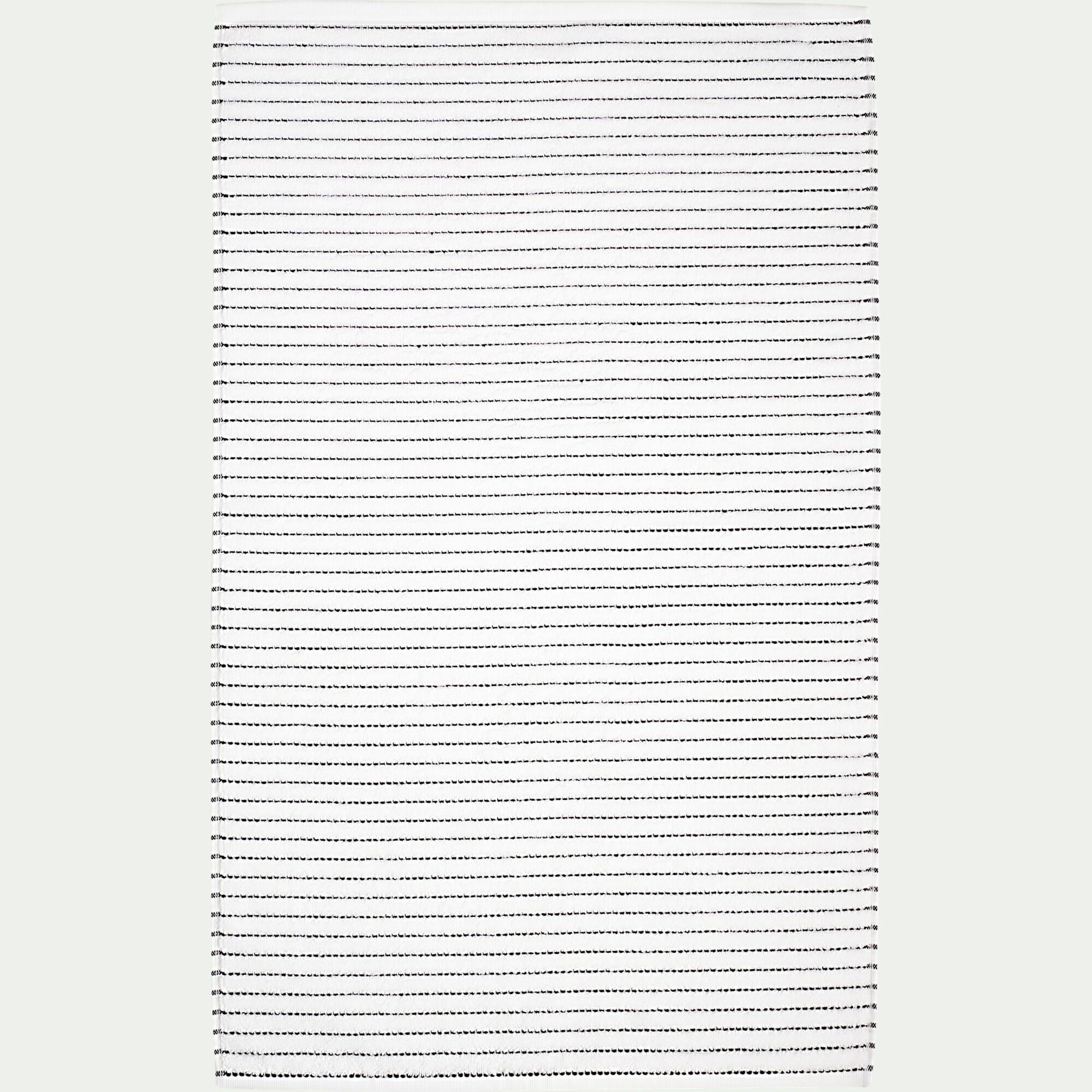 RHODES - Tapis de bain en coton - blanc ventoux 50x80cm