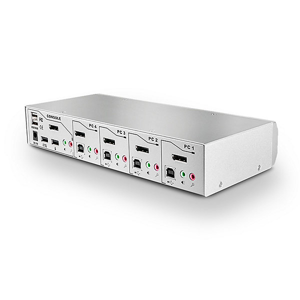 Commutateur KVM DisplayPort 1.2 USB 2.0 LINDY