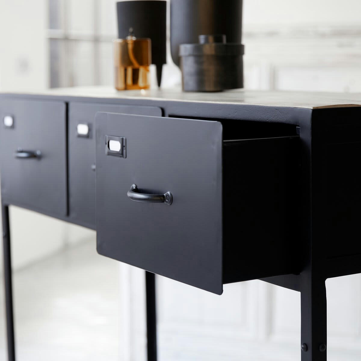 INDUSTRIEL - Console en métal