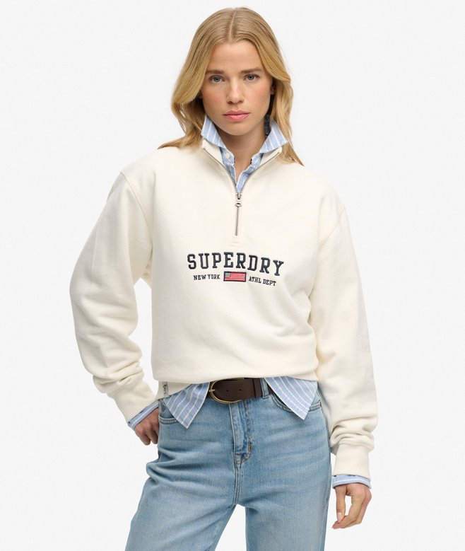 Athletic Essentials Graphic Half Zip Sweatshirt
