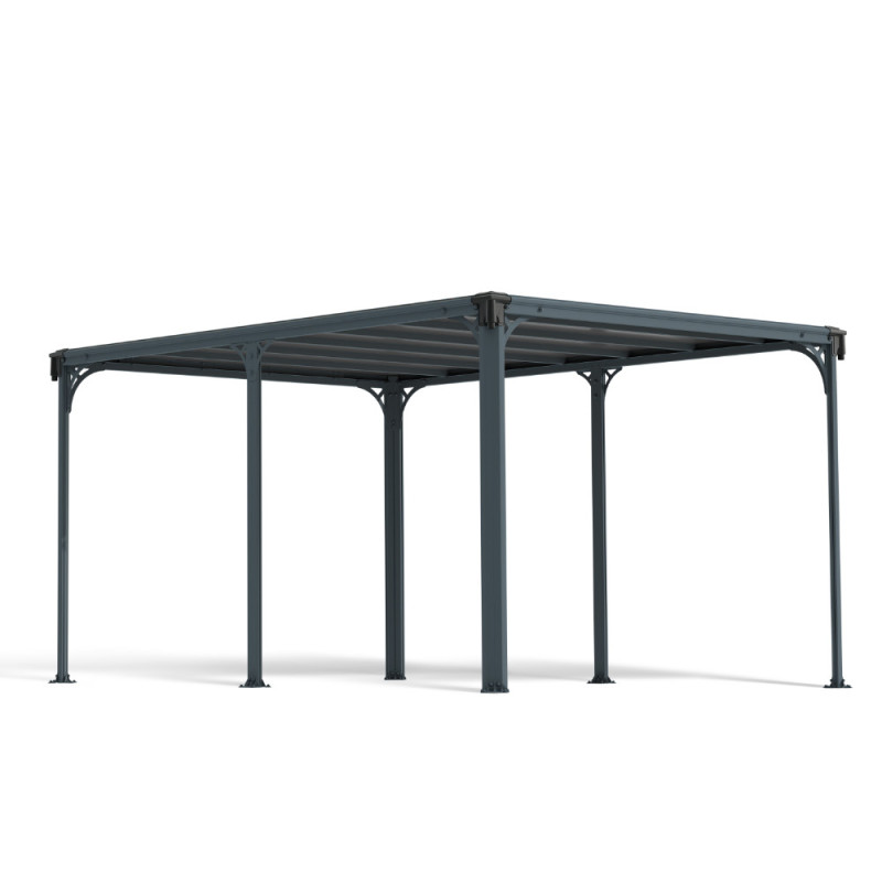 Tonnelle de jardin Milano 4,26 x 3,09 x 2,25 m CANOPIA