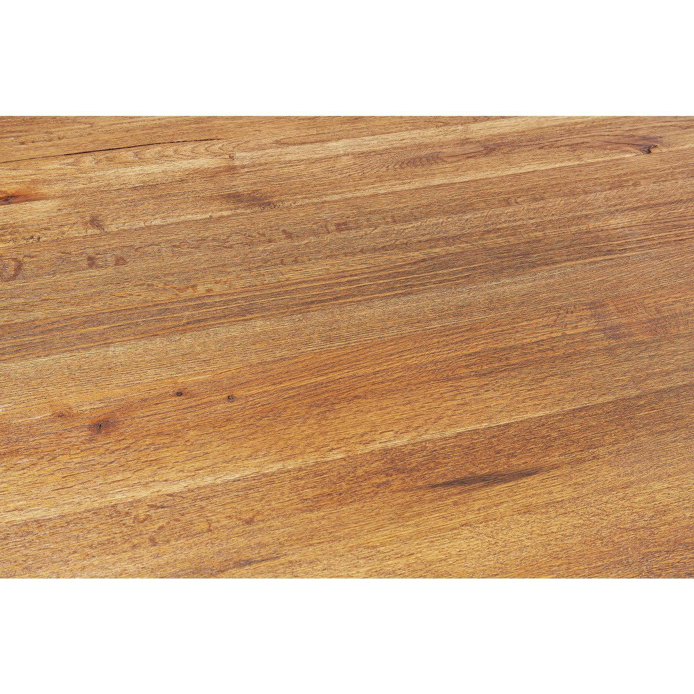 PHOENIX - Table à manger 10 personnes en chêne et acier L220