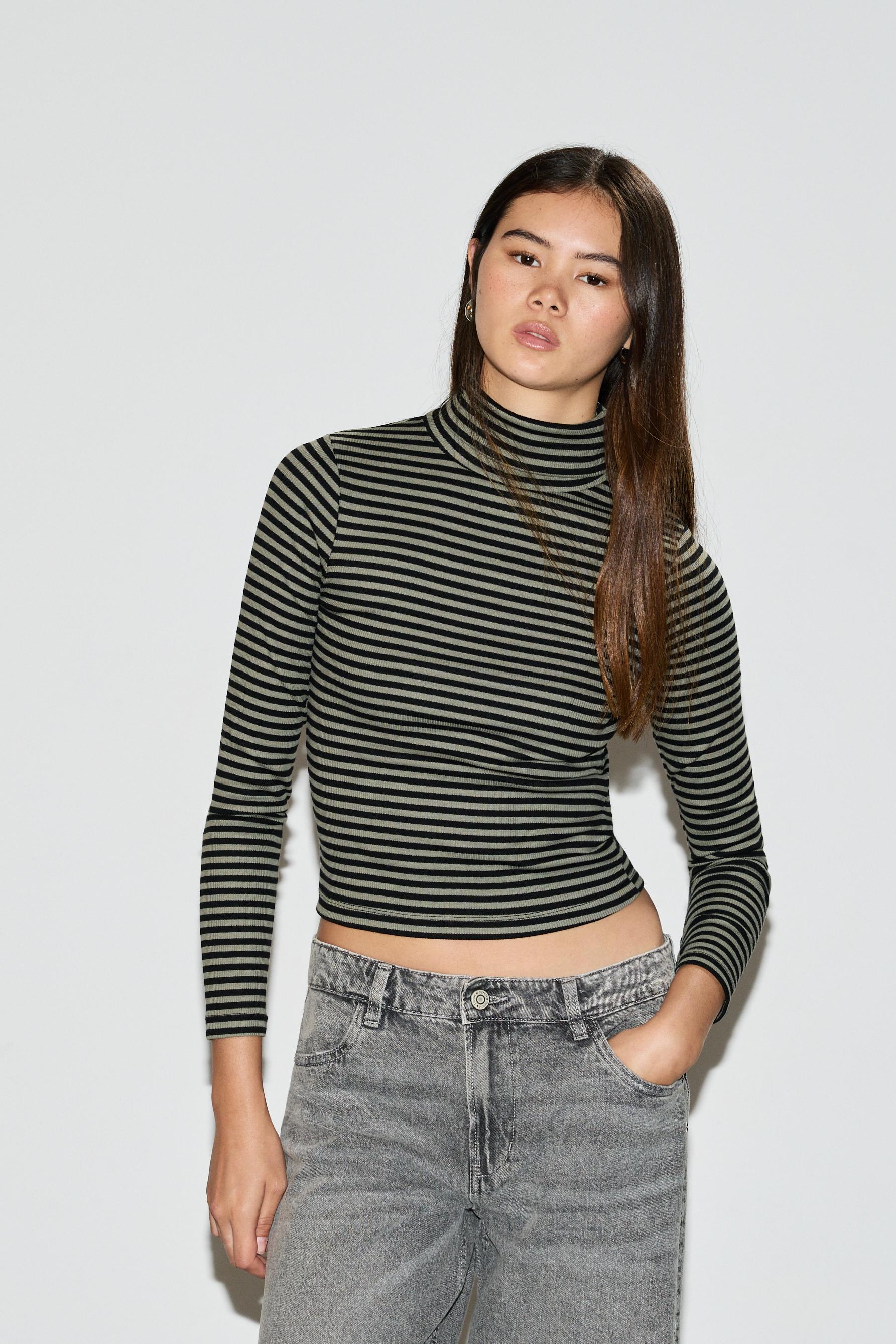 Camiseta vuello vuelto rayas