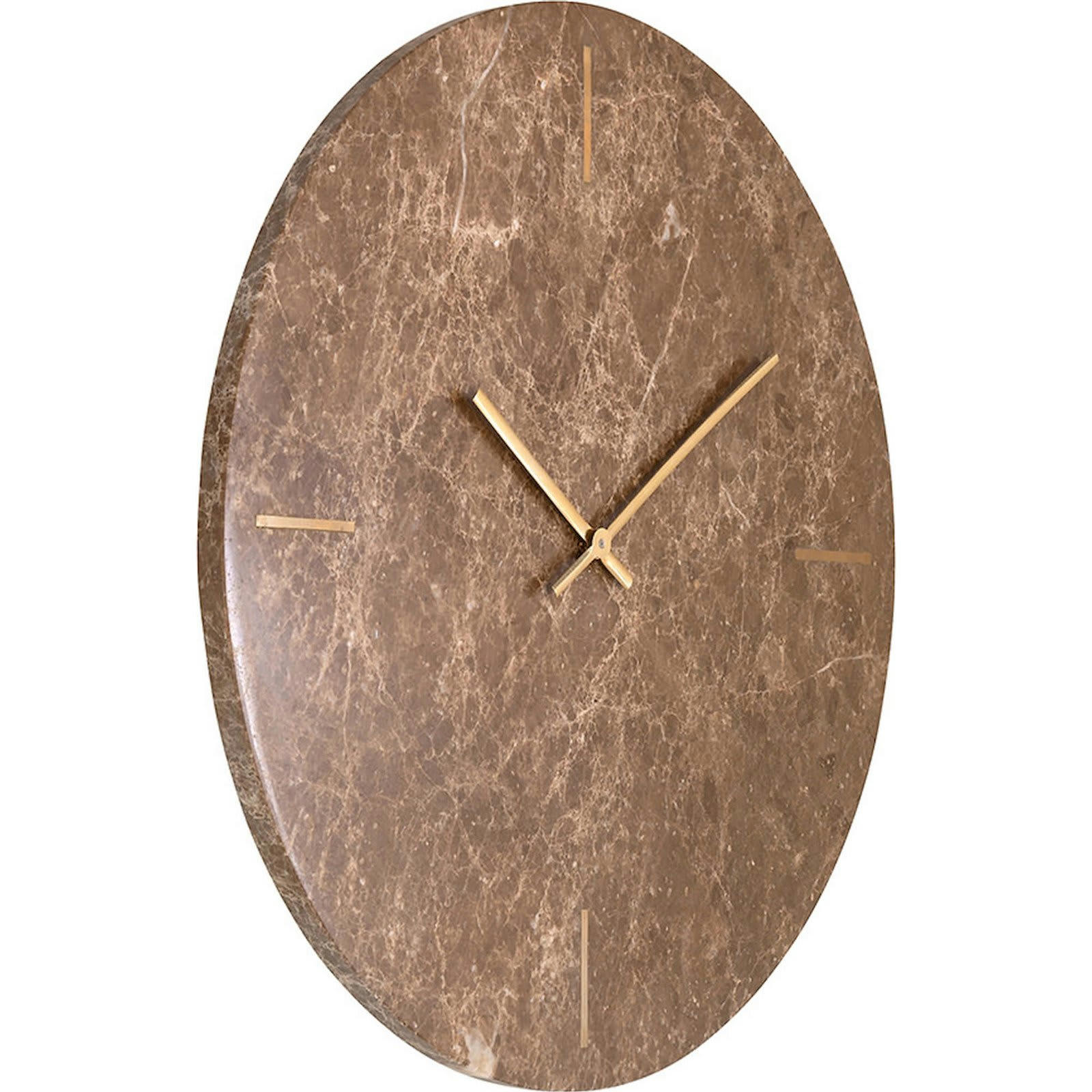 RICHMOND DECORATION - Horloge murale Marbre Marron