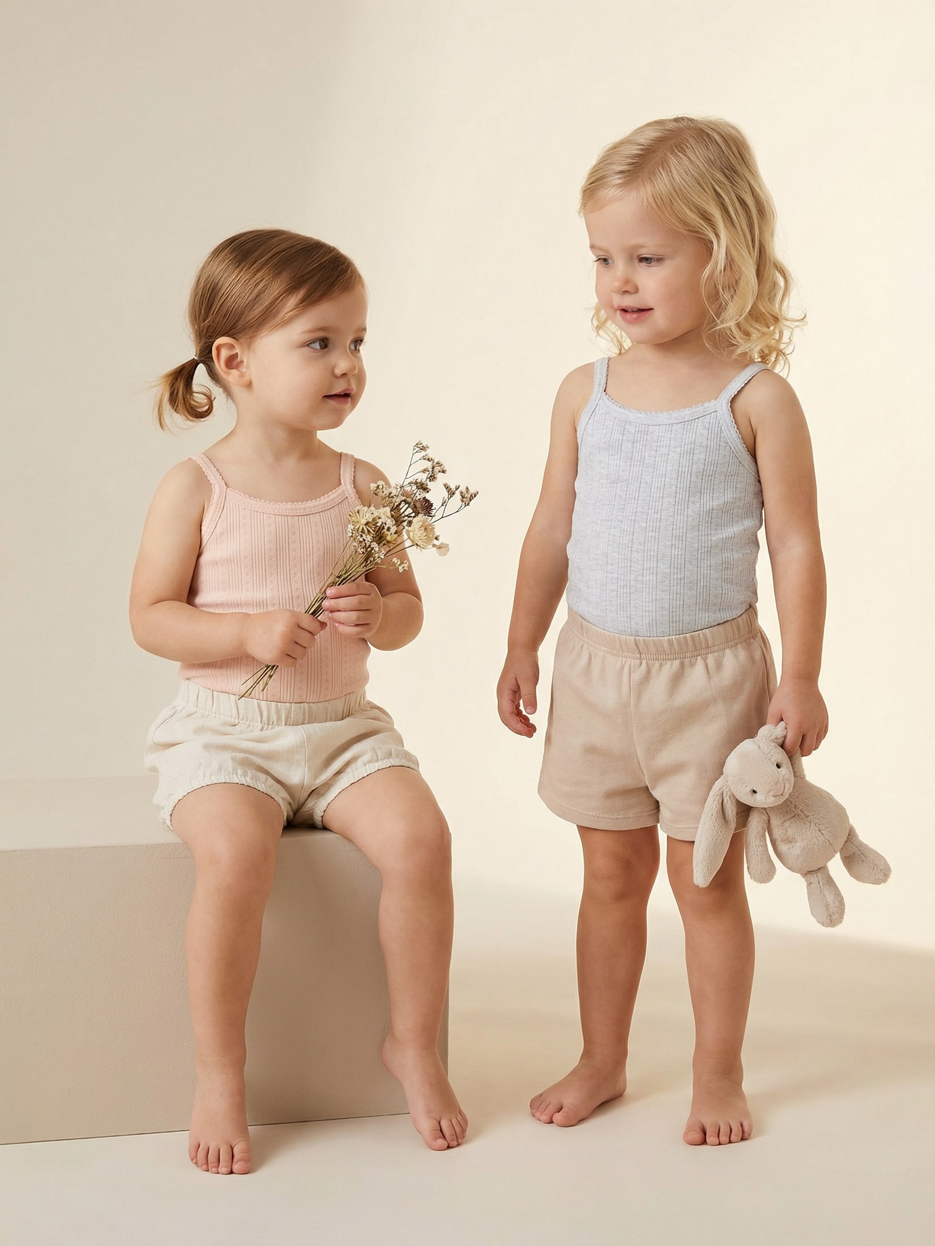 Bawełniane body na ramiączkach 2 pack