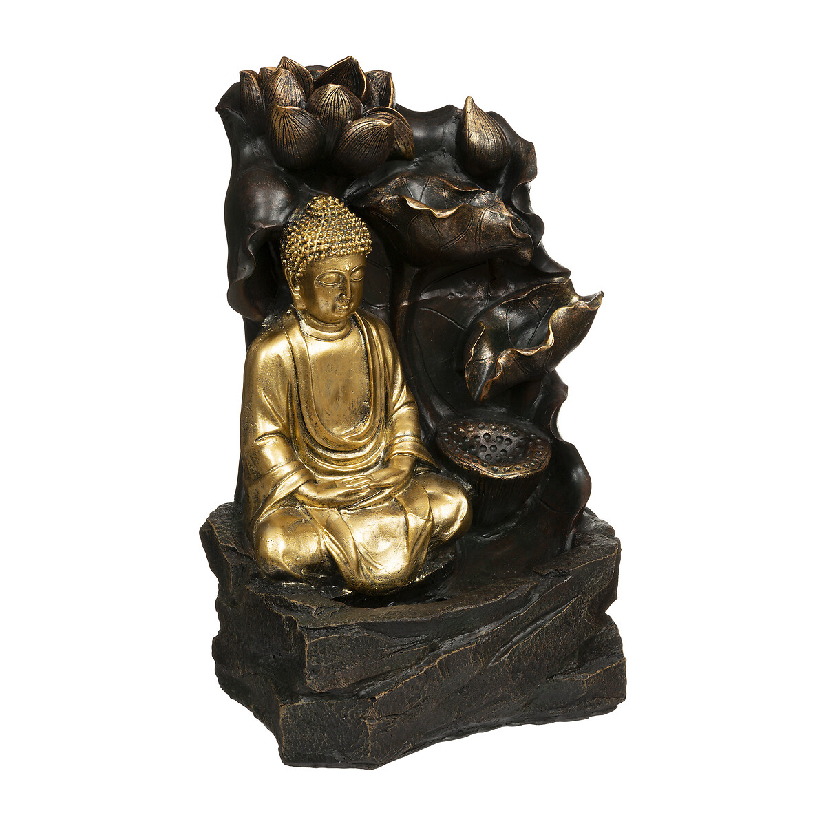 Fountain "Kalyani" Gilt, H.40 cm