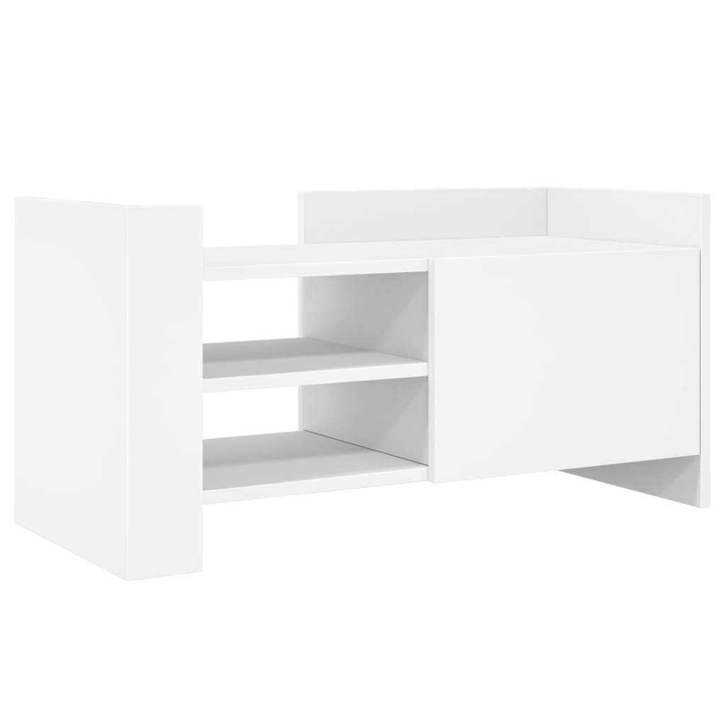 Szafka Pod Telewizor Biały Stolik Półka Szafka RTV80x35x40 cm