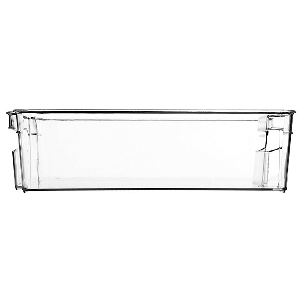 Bac de rangement en plastique transparent pour réfrigérateur 6 L