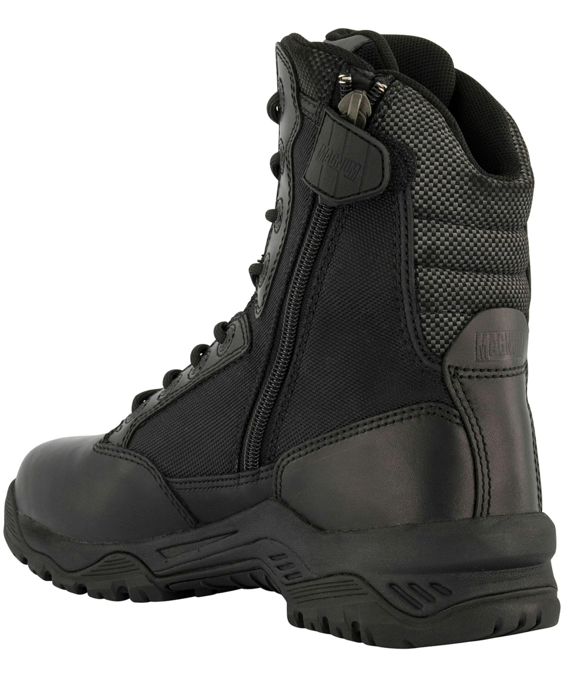 Magnum Men's 8 Inch Stealth Force 2 Non-Safety Toe Side Zip Tactical Work Boots