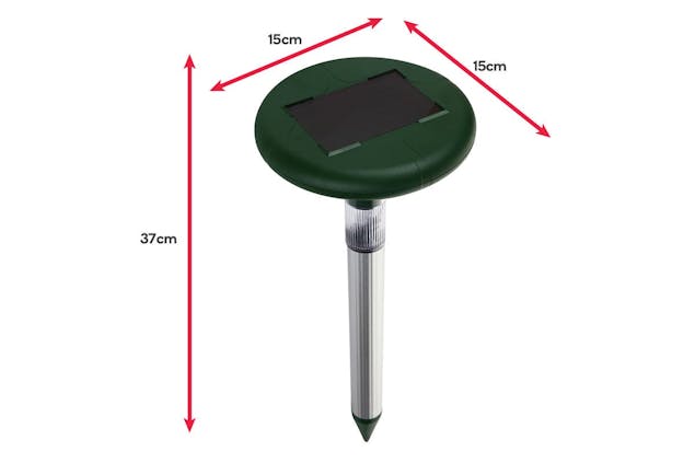 NNEKGE Solar LED Light Snake Repeller (2 Pack)