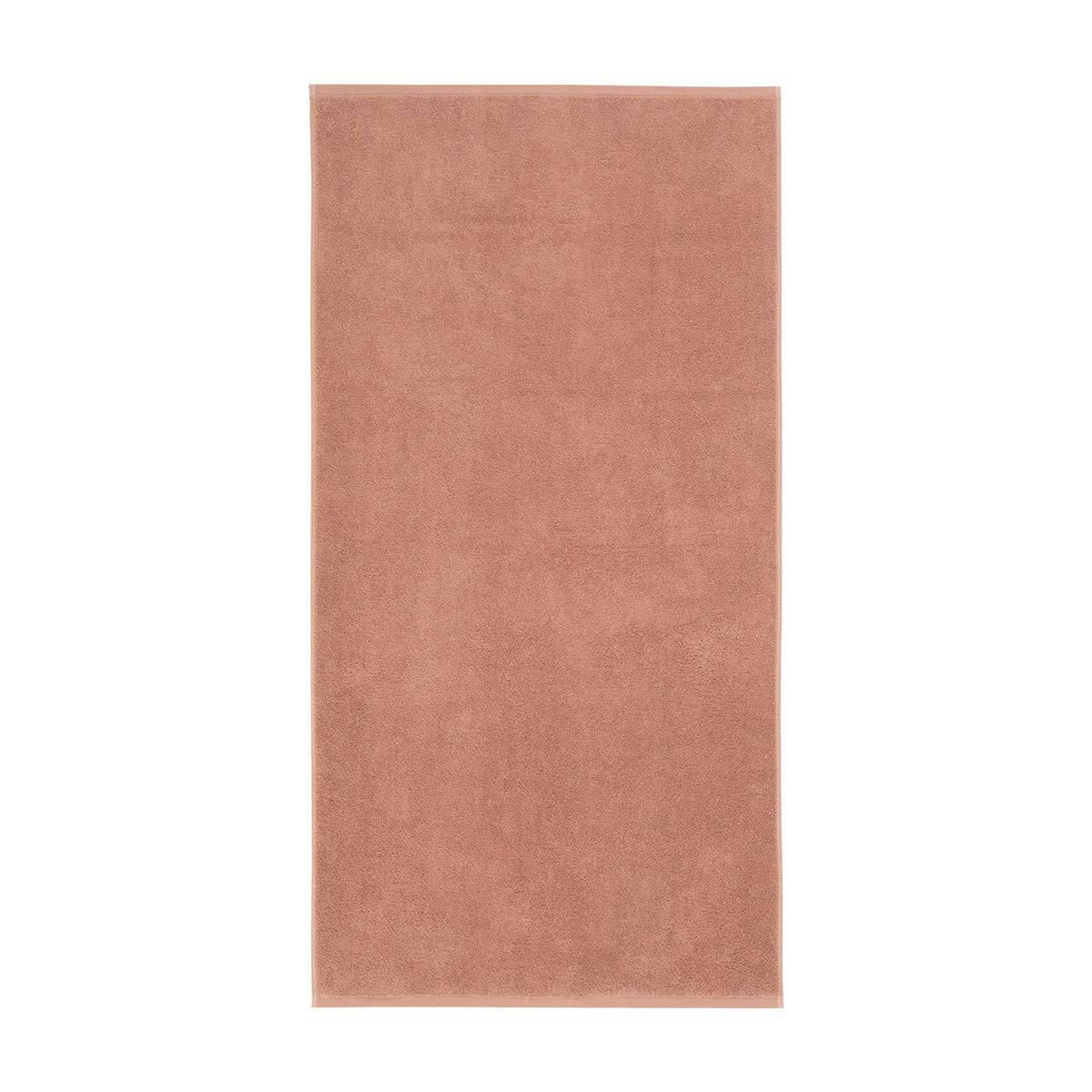 MA DOUCE - Serviette de bain en  coton rose 70 x 140 cm
