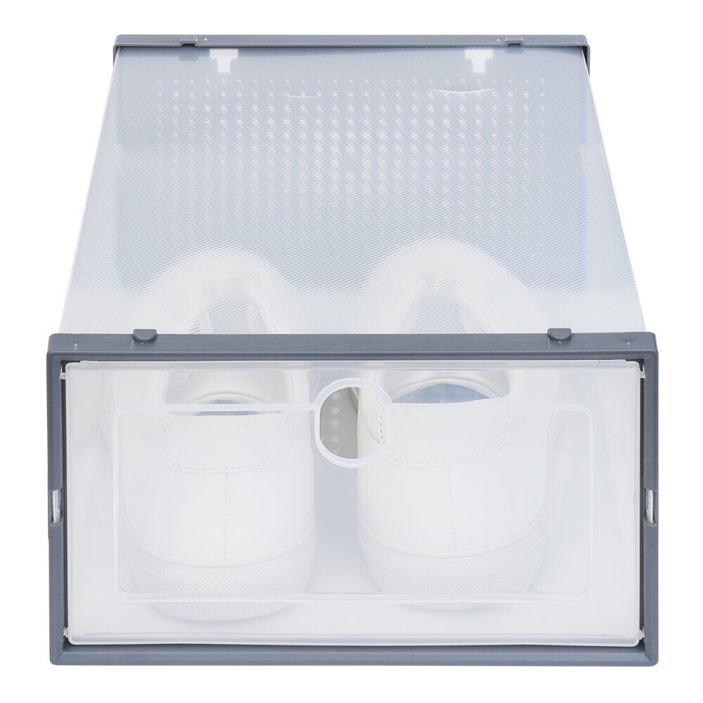 BoÎte à chaussures plastique transparent x2
