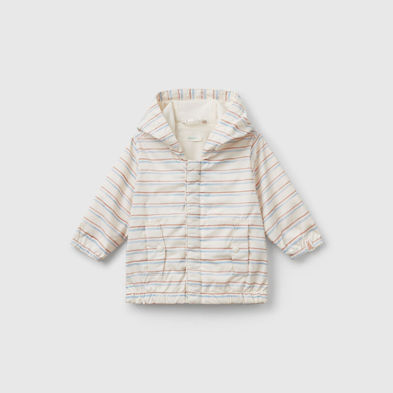 Jacket with allover stripes