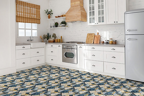 Carreaux vinyle Tulup 30x30 cm Géométrie abstraite 9 pcs