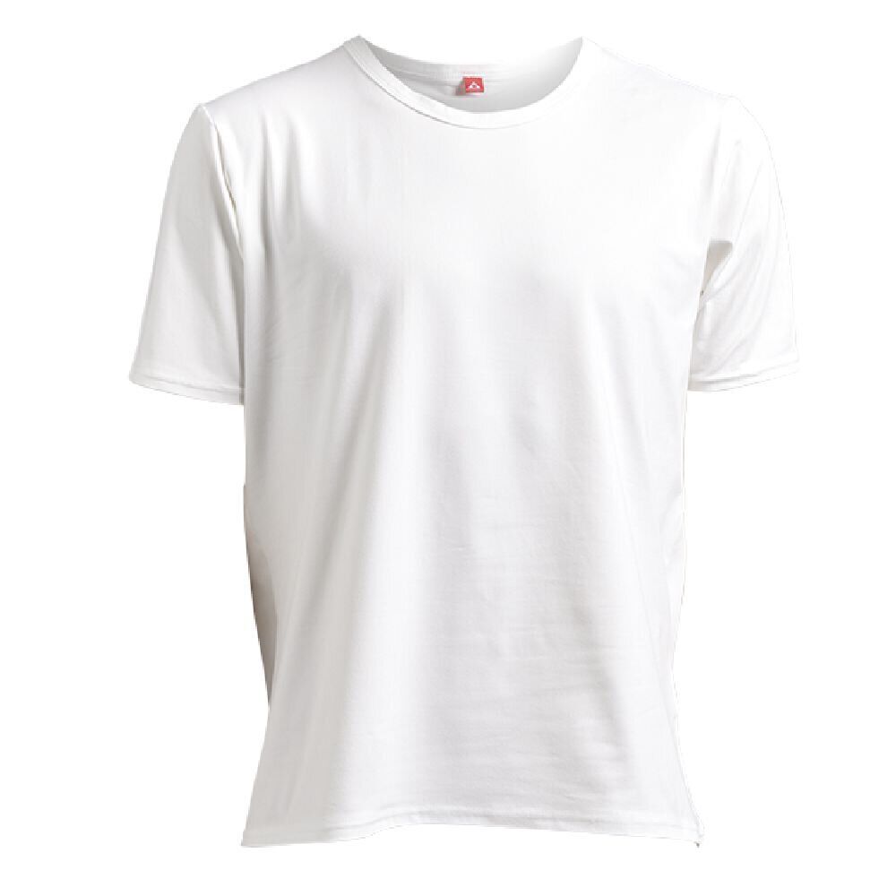 T shirt homme fibre de bambou élasthanne blanc - Taille L