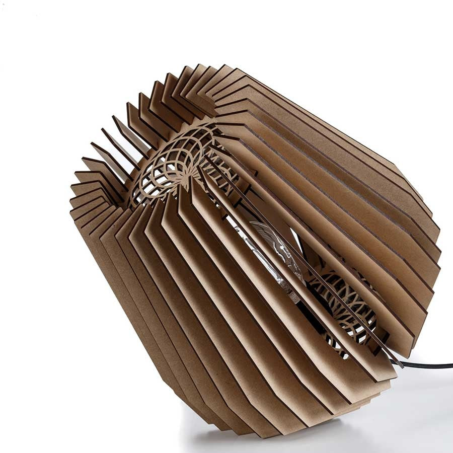 Blij Design tafellamp Corner - 1 lichts - 32 x 36  cm - beige