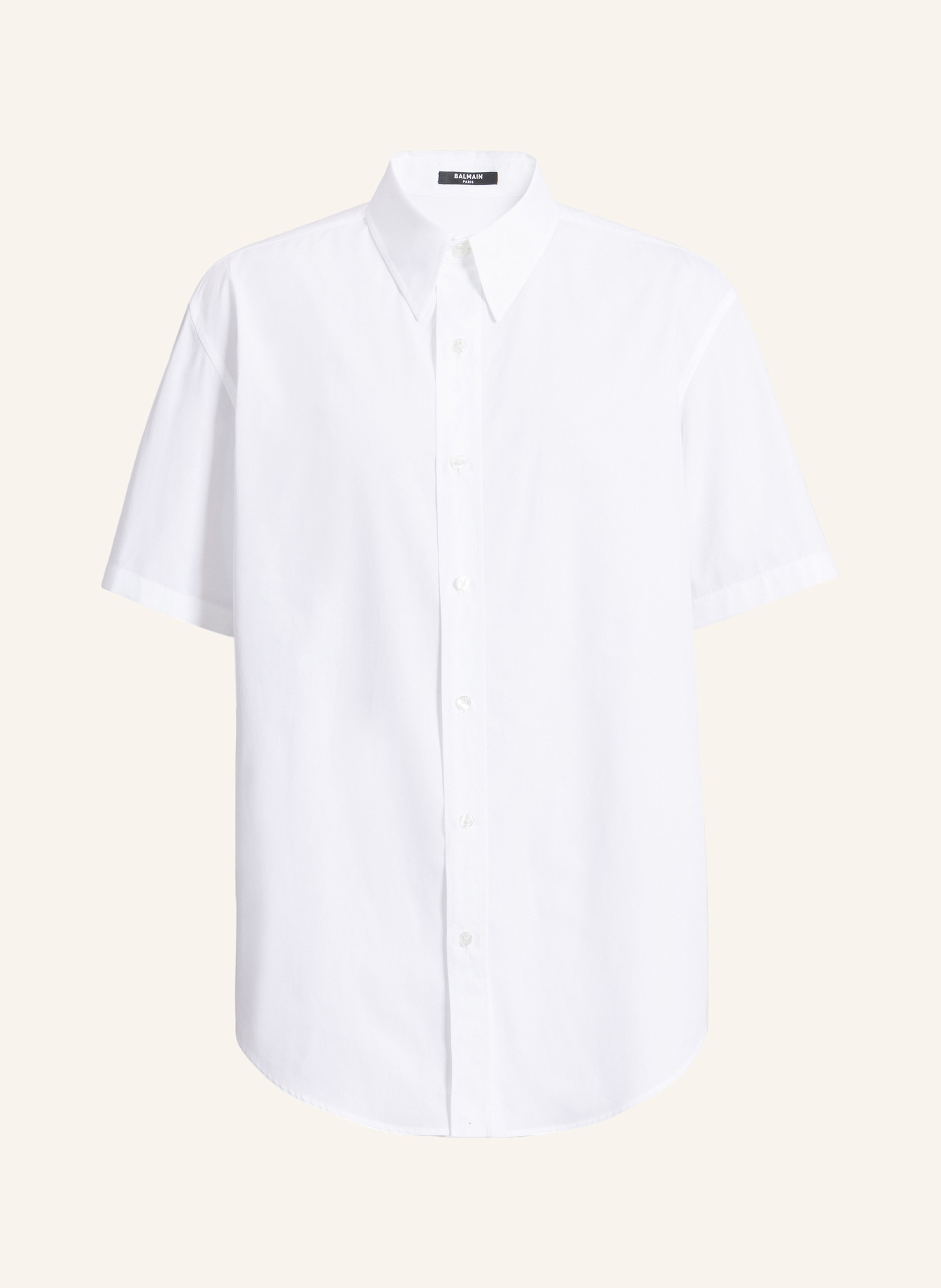 BALMAIN Balmain Paris Hemd aus Baumwollpopeline