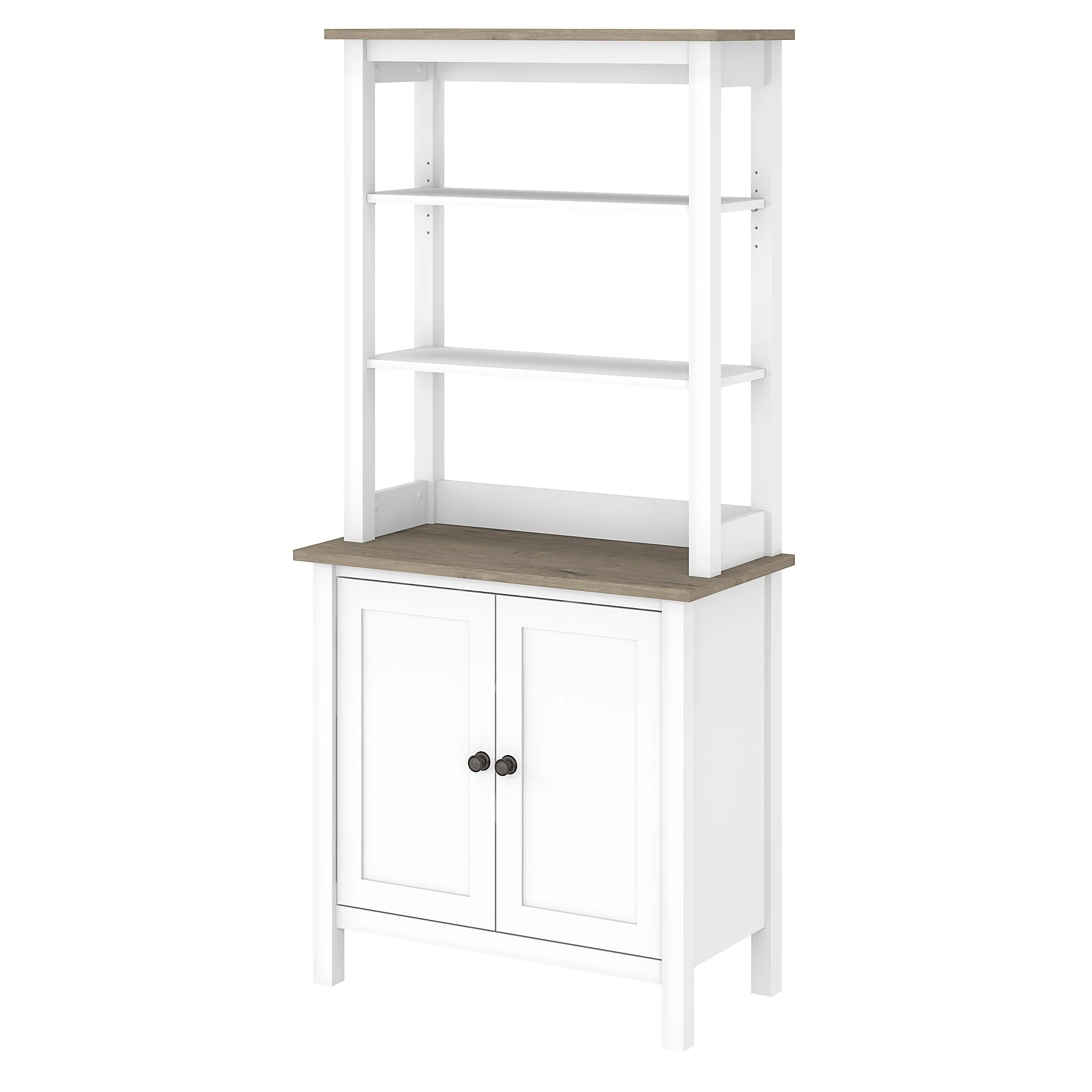 Mayfield 5 Shelf Bookcase with Doors by Bush Furniture