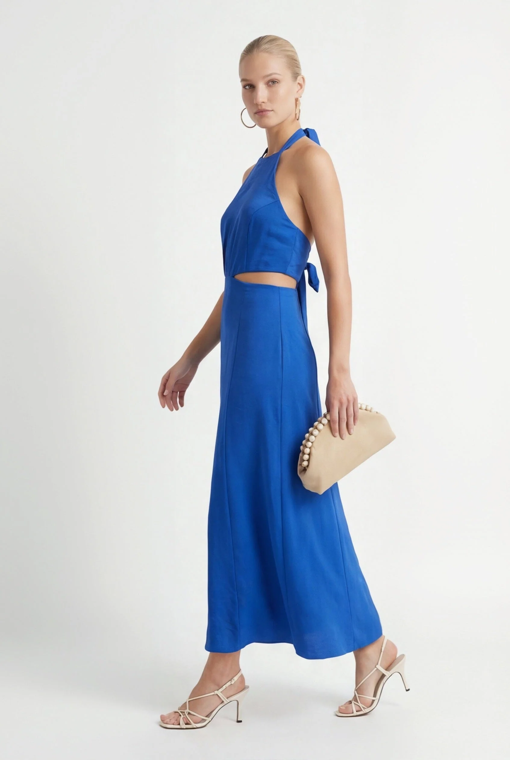 ROBE LONGUE - CANDY - COBALT