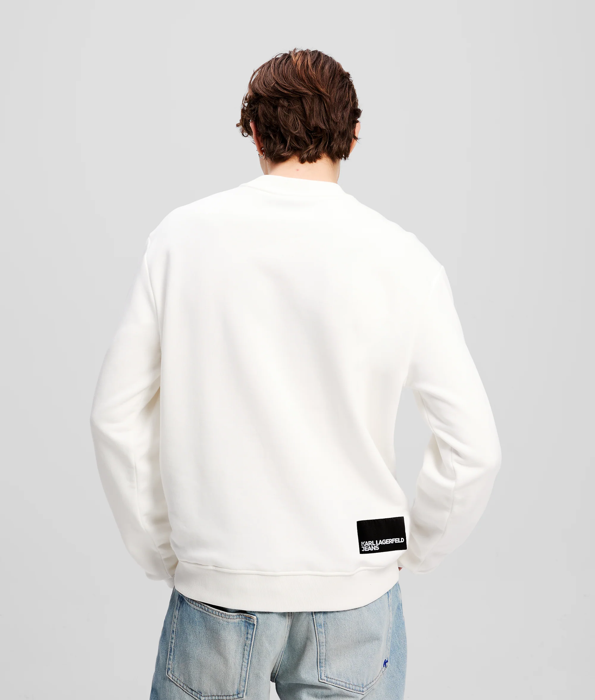 Sweatshirt à logo coupe régulière