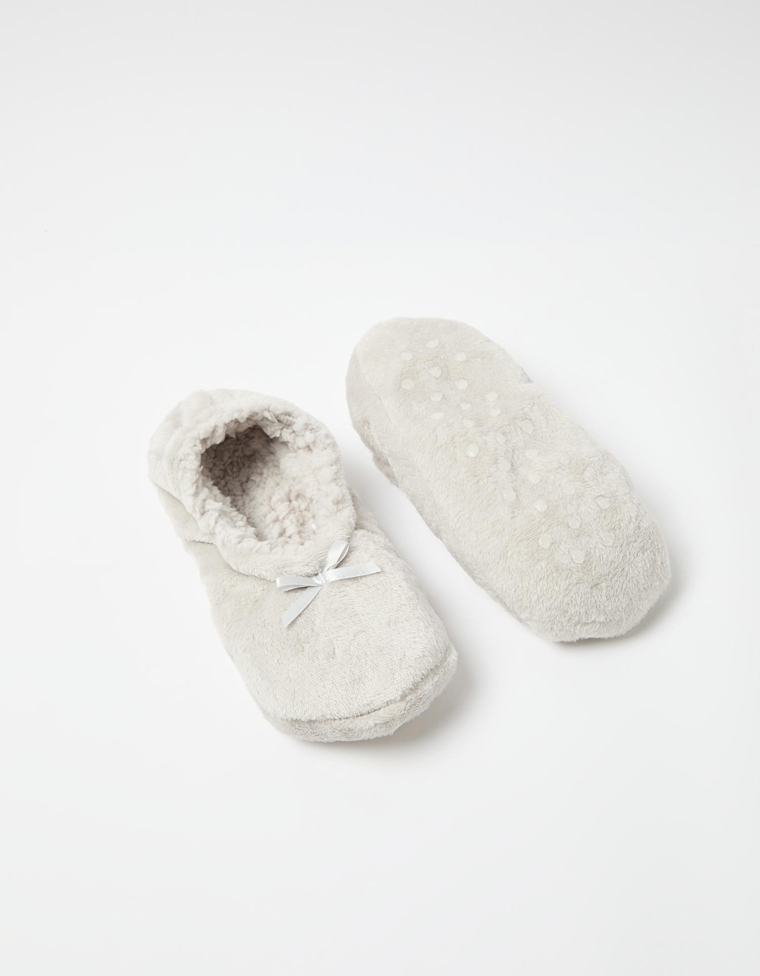 Pantufas, Mulher, Cinzento