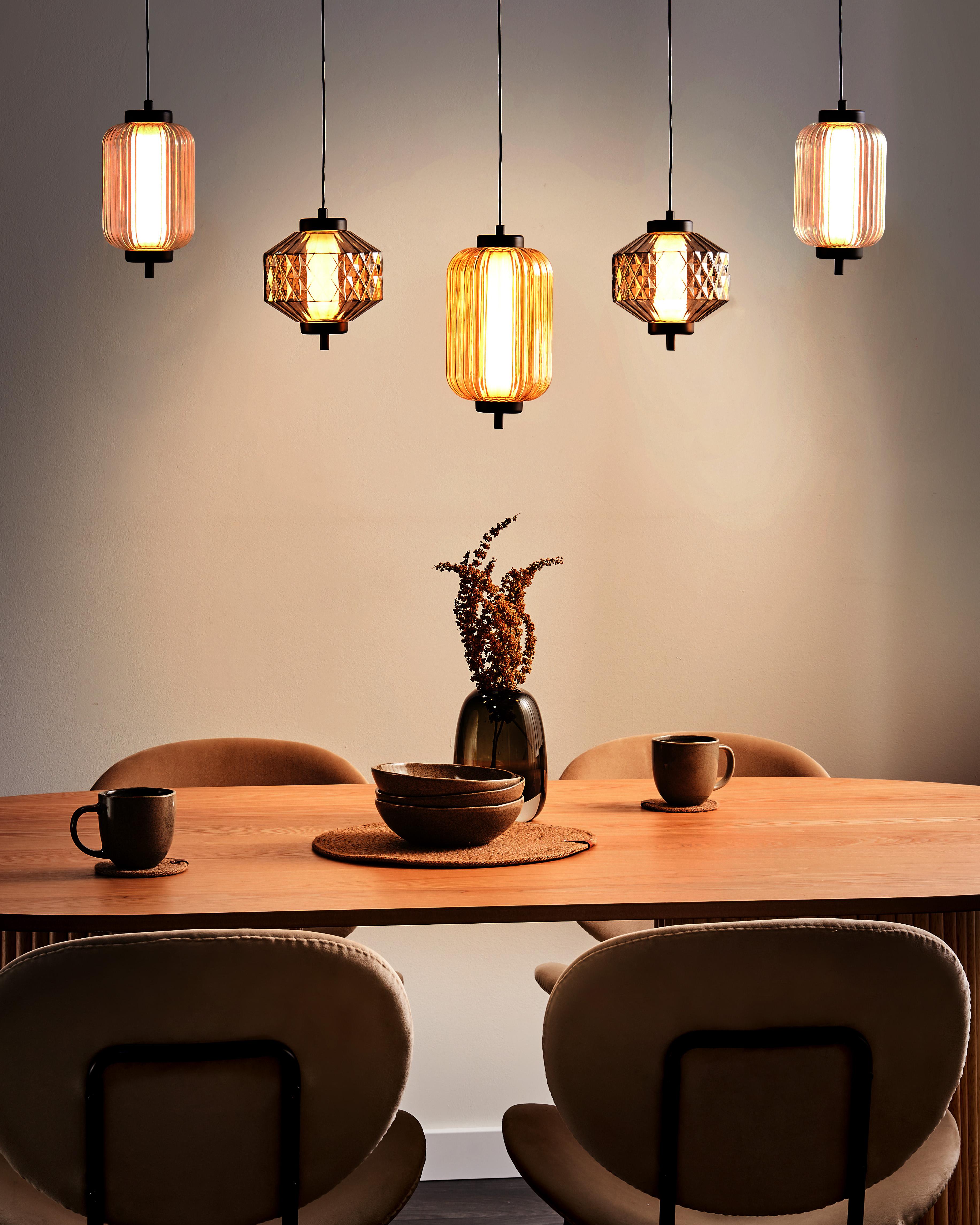LED Pendant Lamp SULLANE LED Glass Multicolour