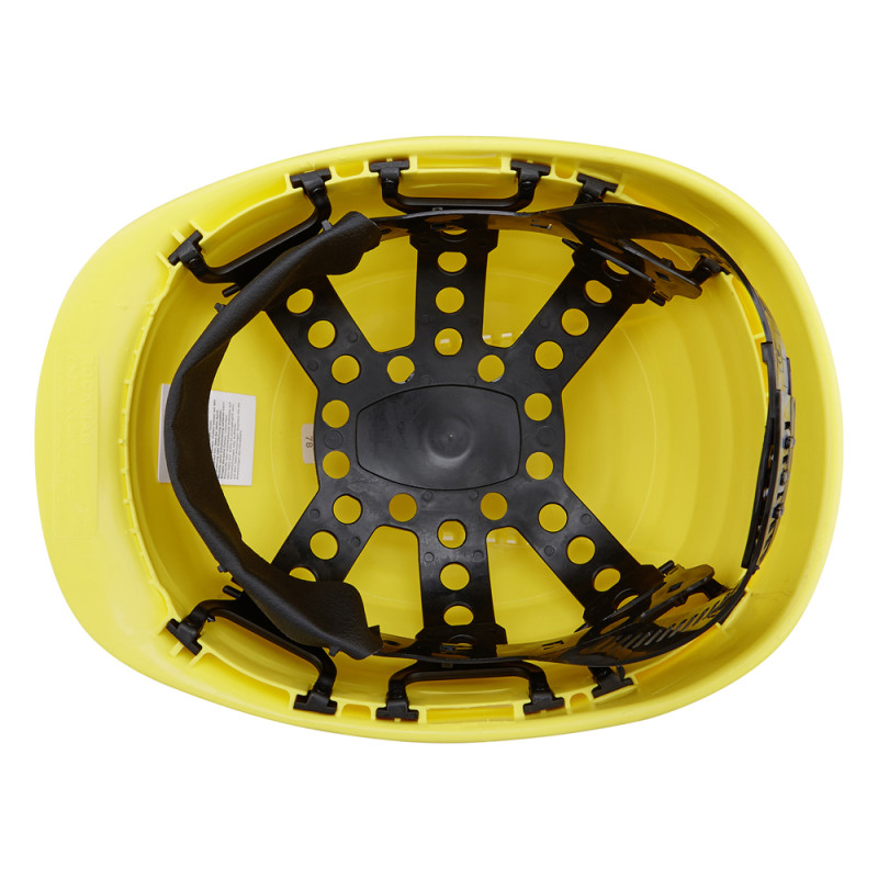 Casque de chantier jaune WOLFCRAFT