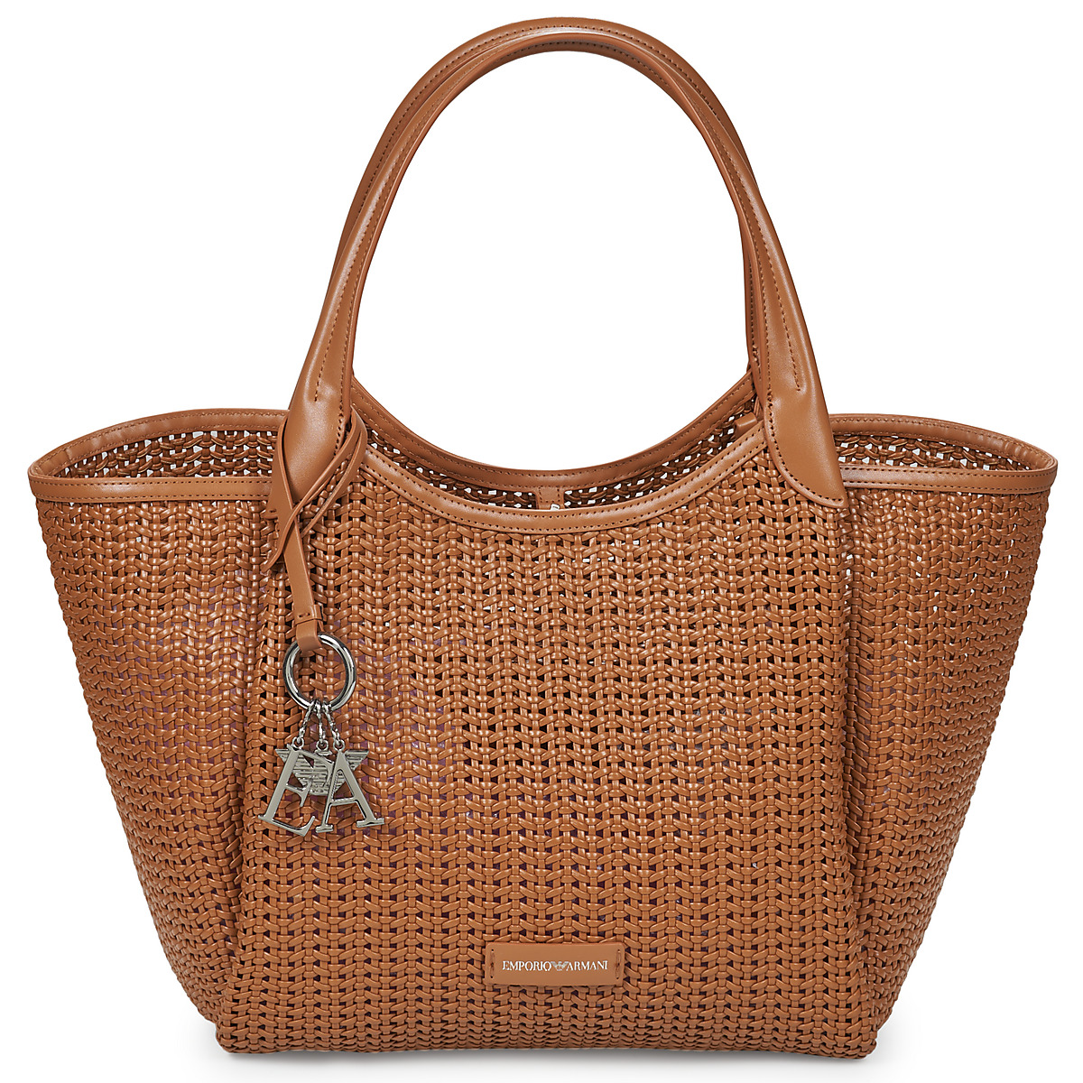 Emporio Armani - SHOPPING BAG EW001009 - Cognac