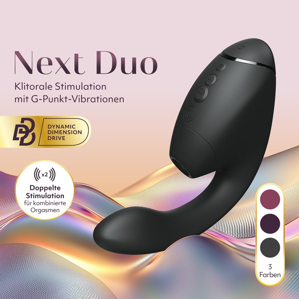 Next Duo - Klitoraler & G-Punkt Dual-Stimulator mit 3D Pleasure Air
