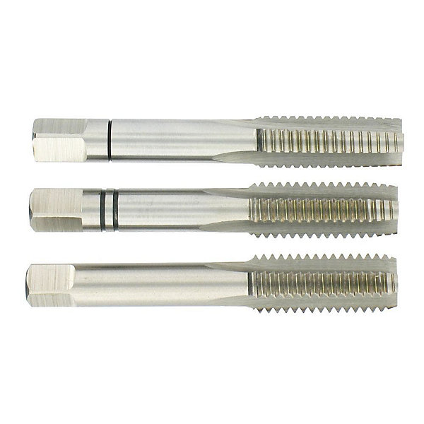 Jeu de 3 tarauds main HSS DIN352 diam 5 mm longueur 80 mm TIVOLY - 1050051050080