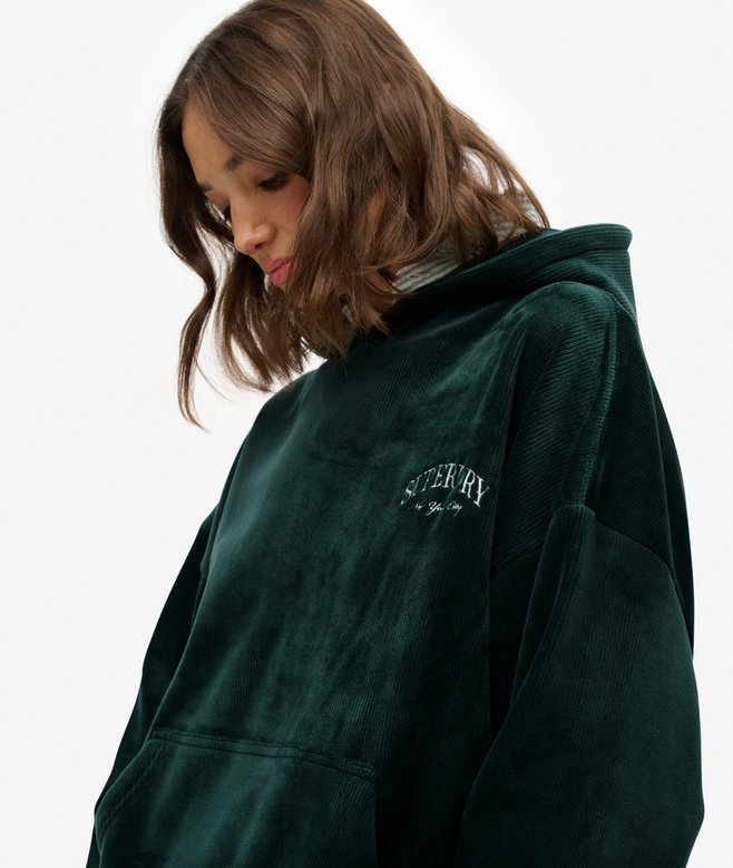 Country Club Velour Relaxed Hoodie