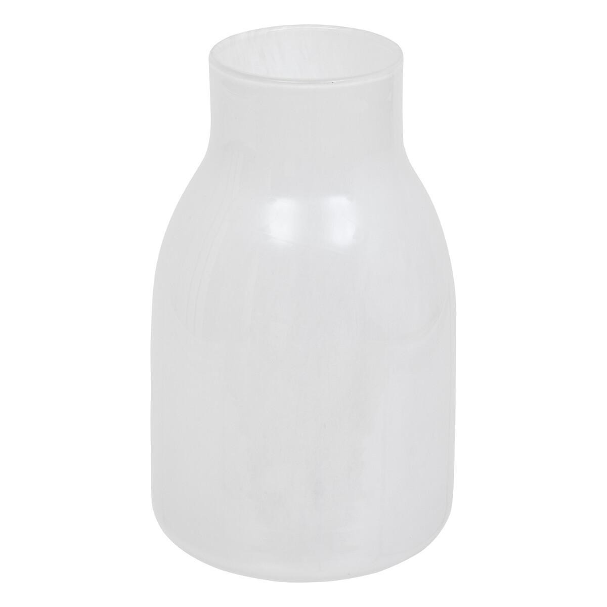 "Dola" glass vase White, H.25 cm