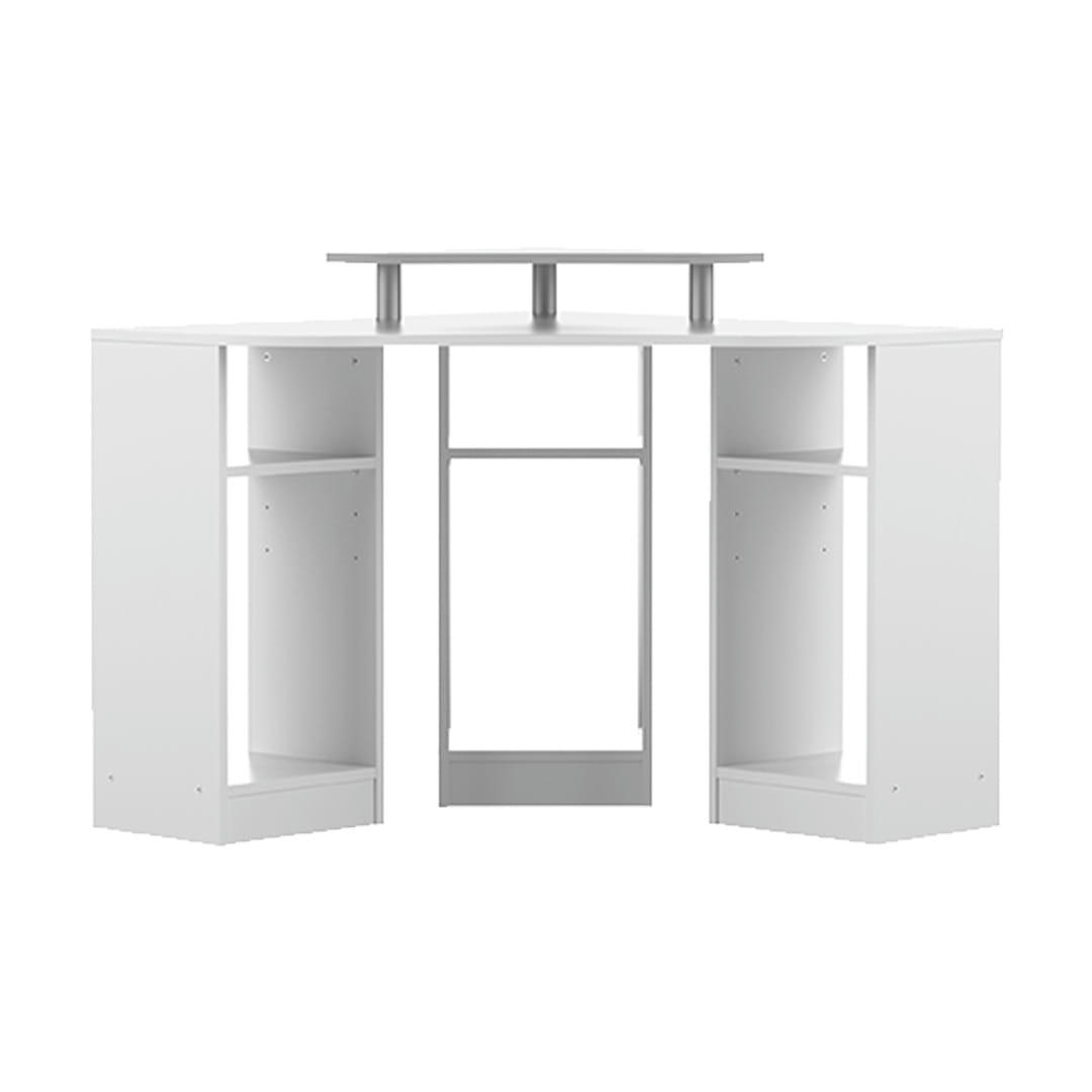 CORNER - Bureau effet bois blanc