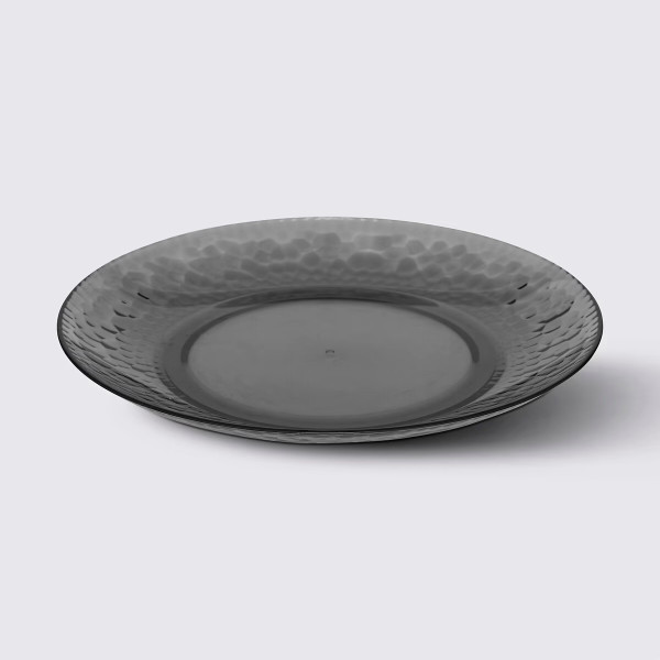 TALERZ Estiva 20 cm PLASTIKOWY ciemnoszary nowoczesny